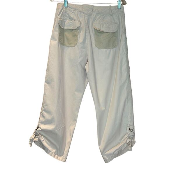 Women's Caribbean Joe Cargo Capri Style Pants Gorpcore, Size 10, EUC - Picture 2 of 3